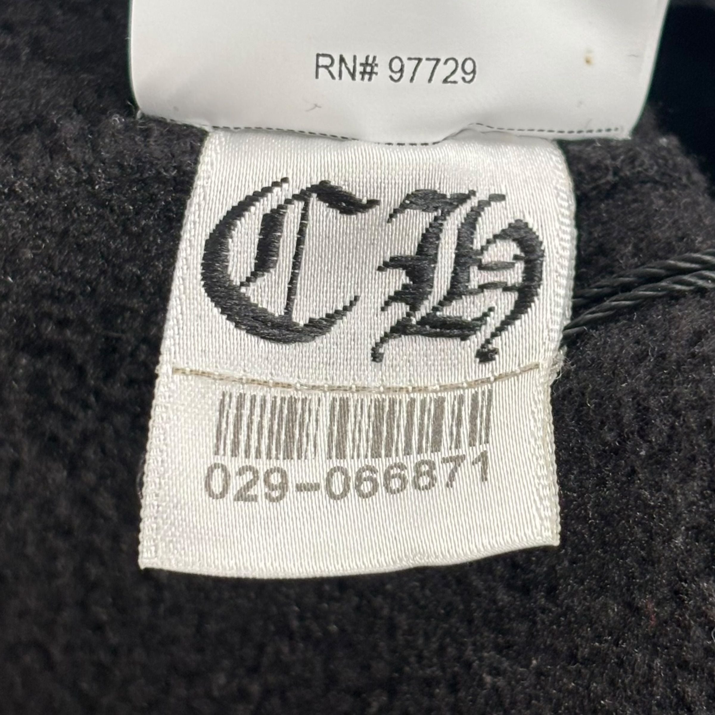 Chrome Hearts Half Zip Horse Shoe Fleece Jacket Black