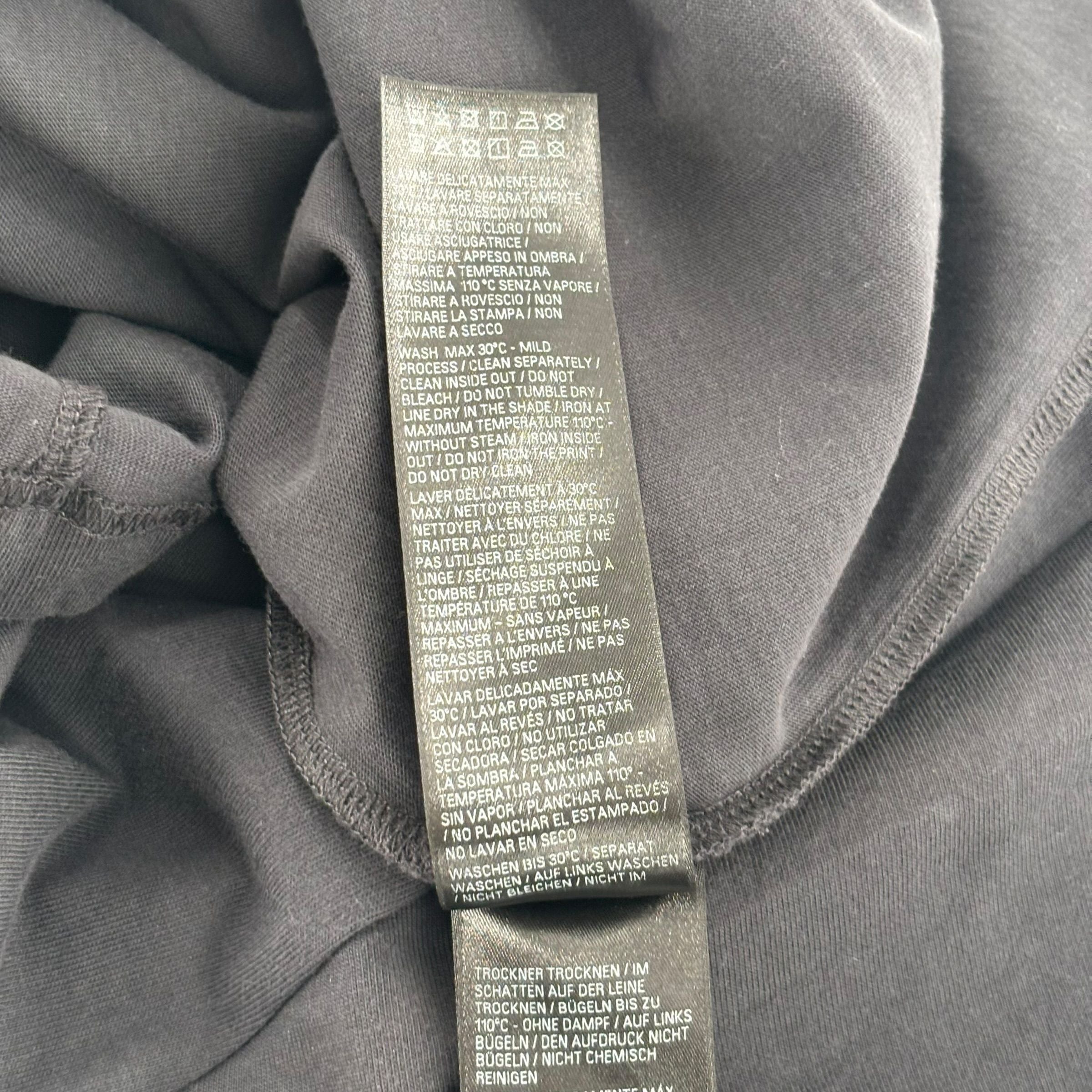Balenciaga Political Campaign Stencil Shirt Faded Black