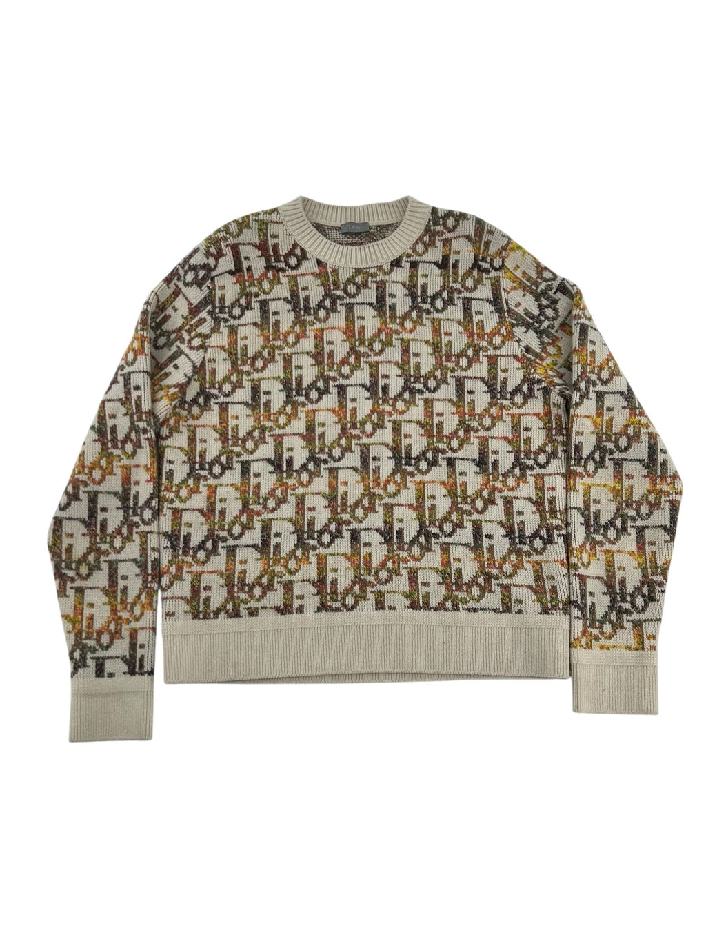 Dior Oblique Multicolor Sweater Tan