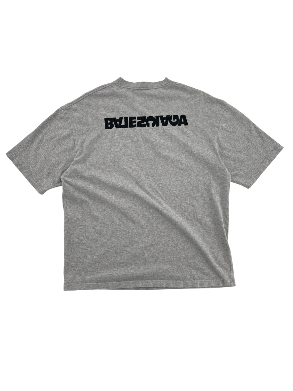 Balenciaga Turn Slit Tee Grey
