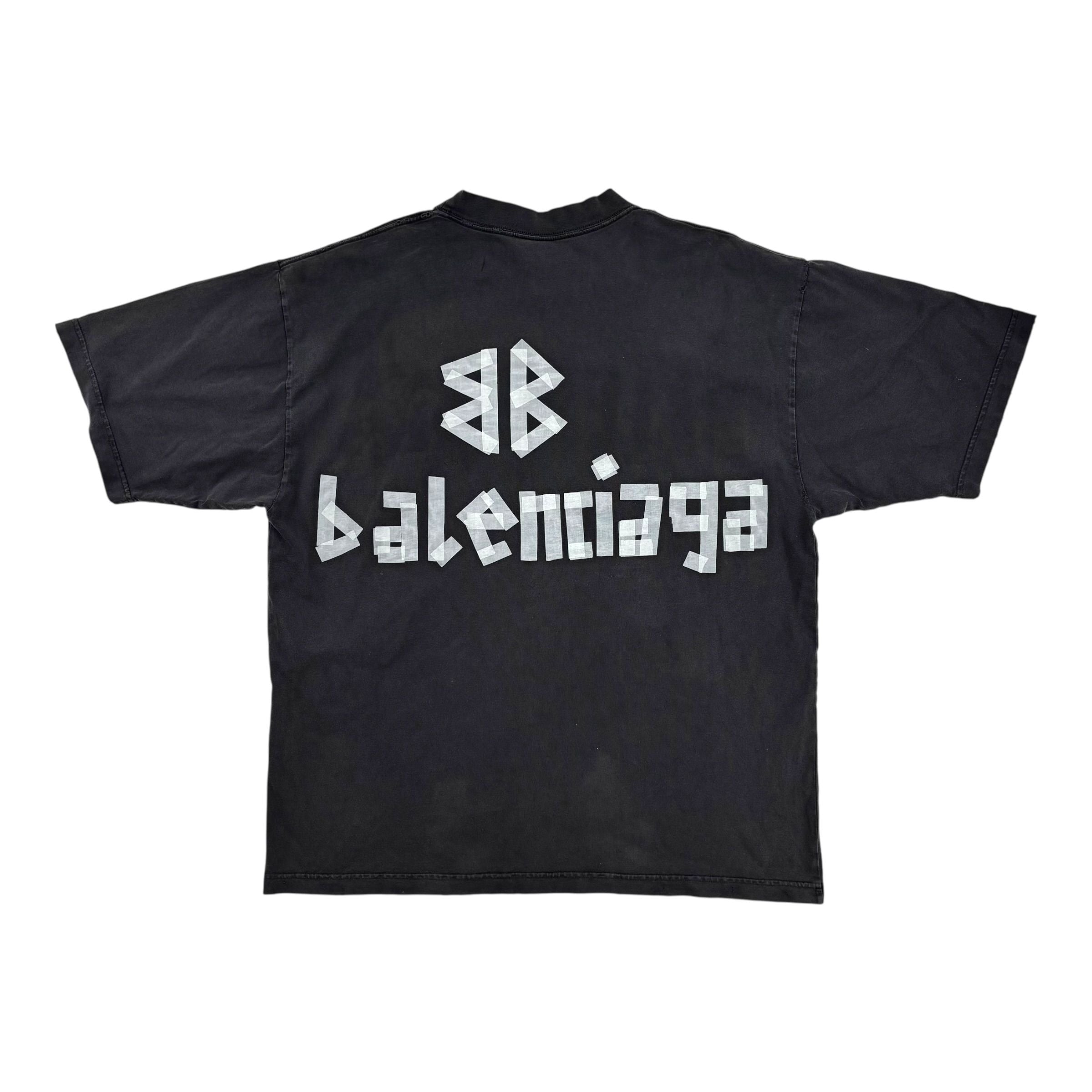Balenciaga Tape Tee Black