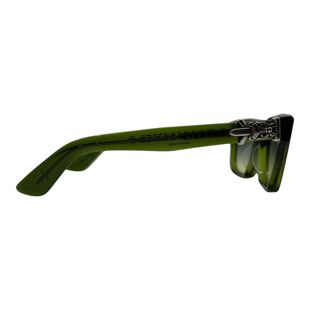 Chrome Hearts Vagillionaire Glasses Green Silver