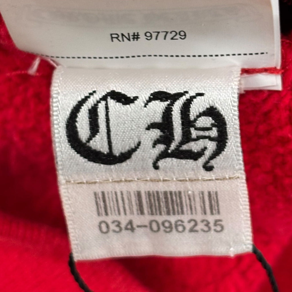 Chrome Hearts Scroll Hoodie Red