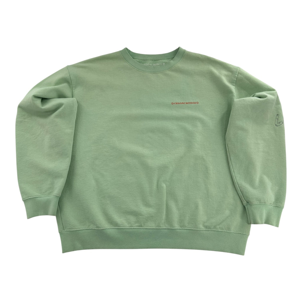 Chrome Hearts Matty Boy Lust Crewneck Sweatshirt Seafoam
