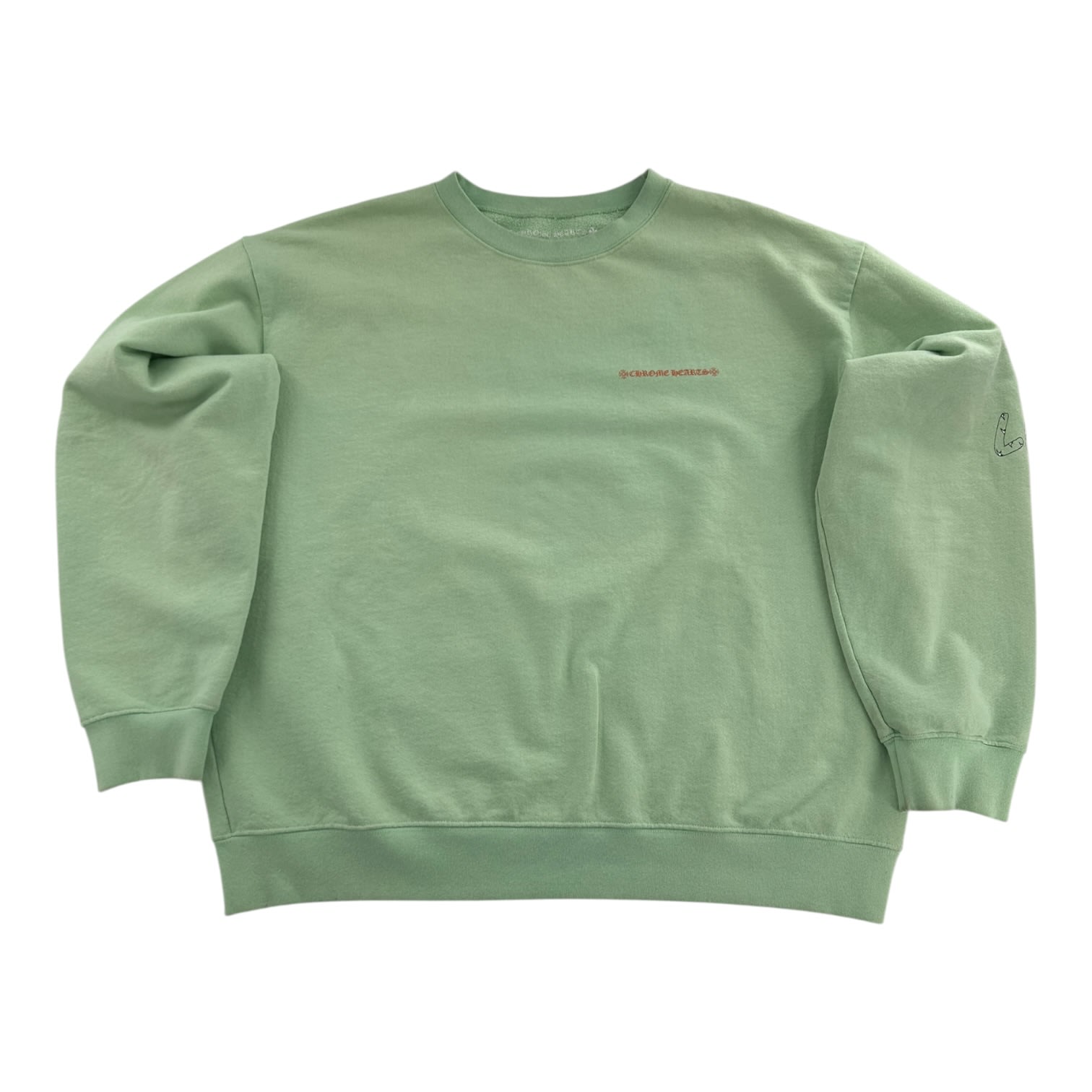 Chrome Hearts Matty Boy Lust Crewneck Sweatshirt Seafoam