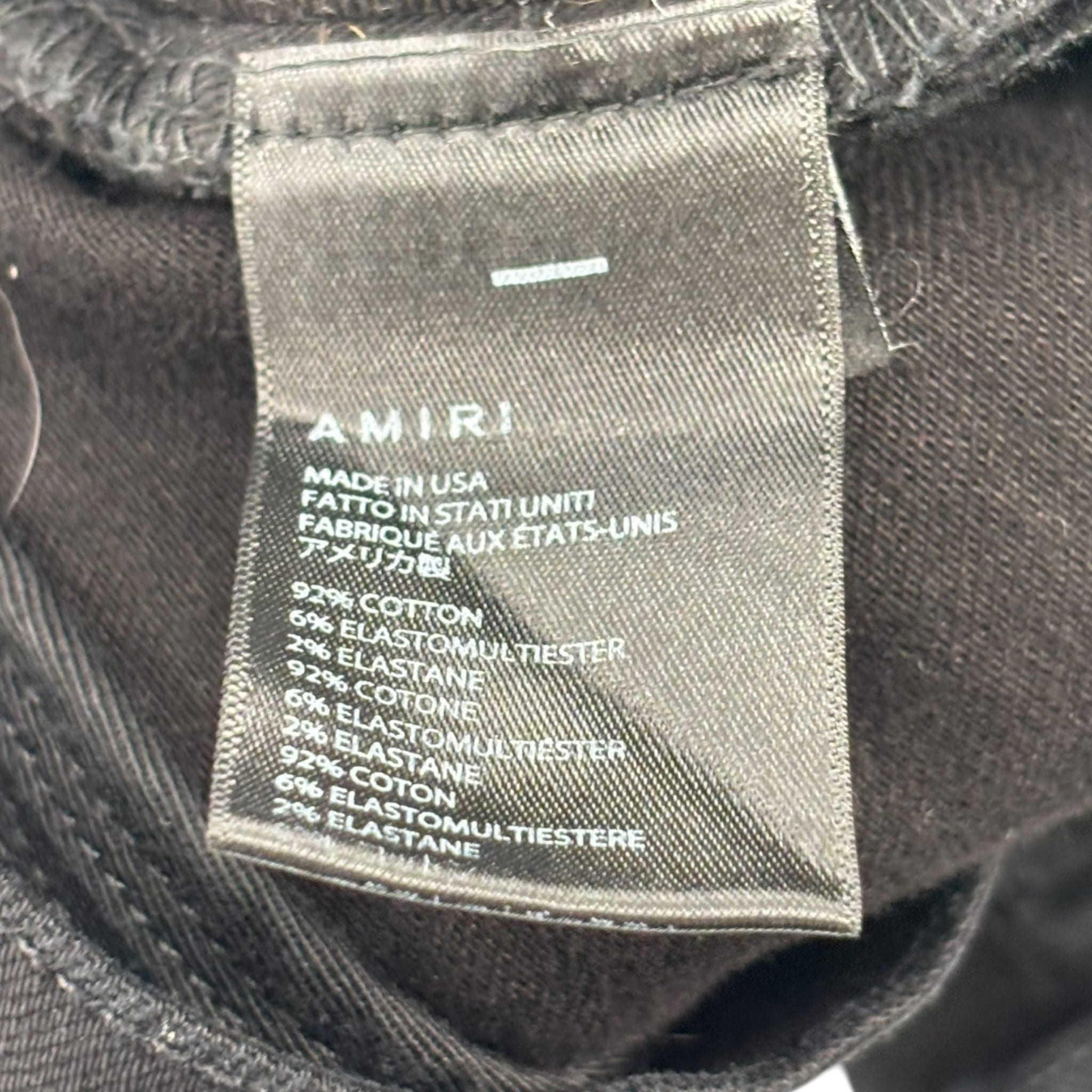 Amiri Jeans Black