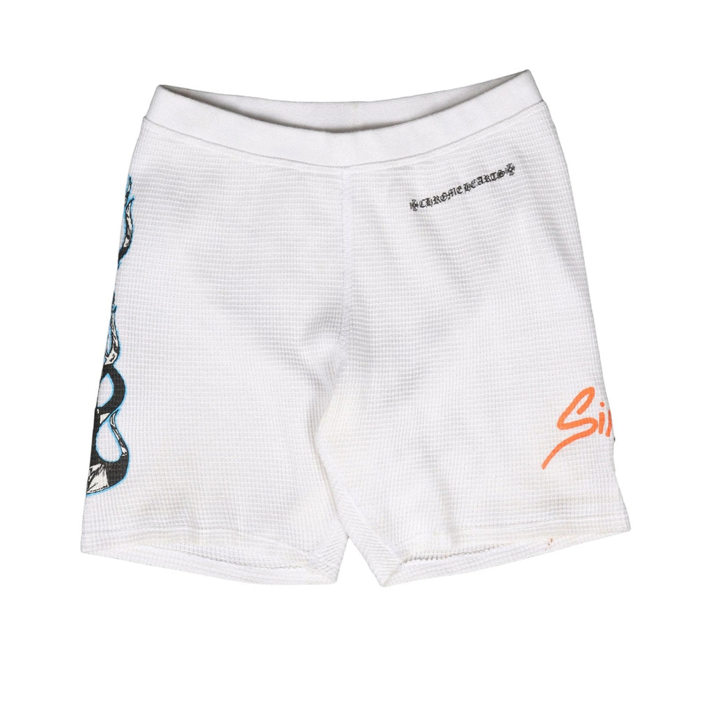 Chrome Hearts Matty Boy Sinister Thermal Bike Shorts White