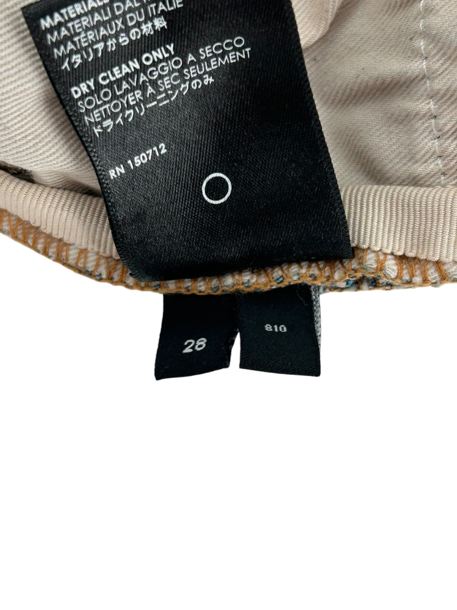 Amiri Camo Bone Patched Denim Black