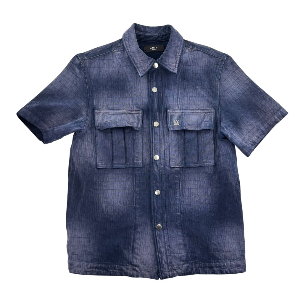 Amiri Jacquard Denim Sport Shirt