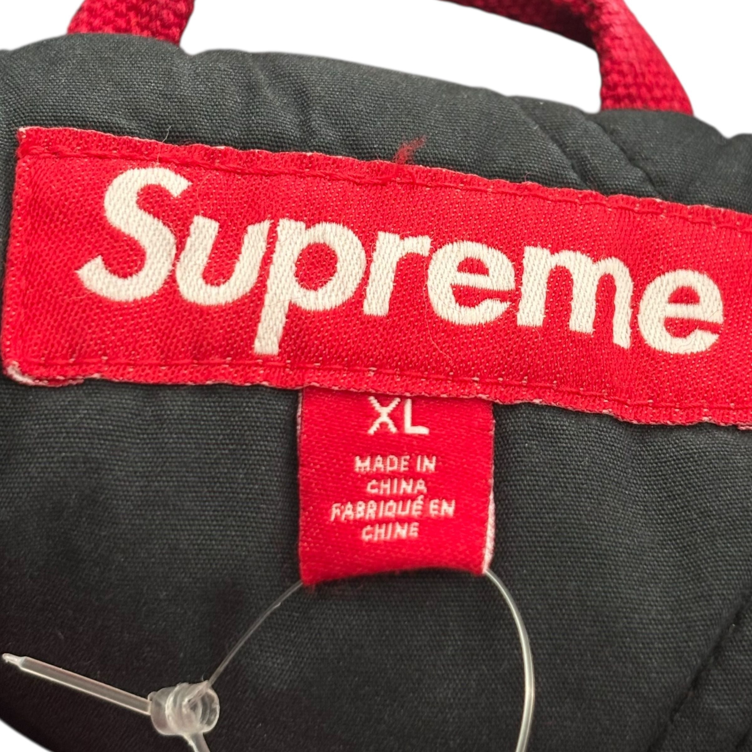 Supreme Old English Canvas Work Jacket Red