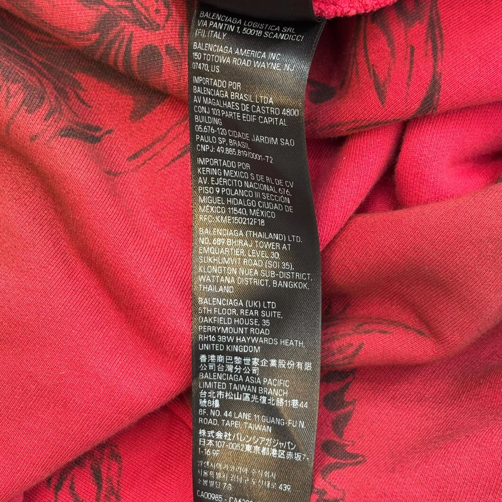 Balenciaga Red Tattoo Sweatpants