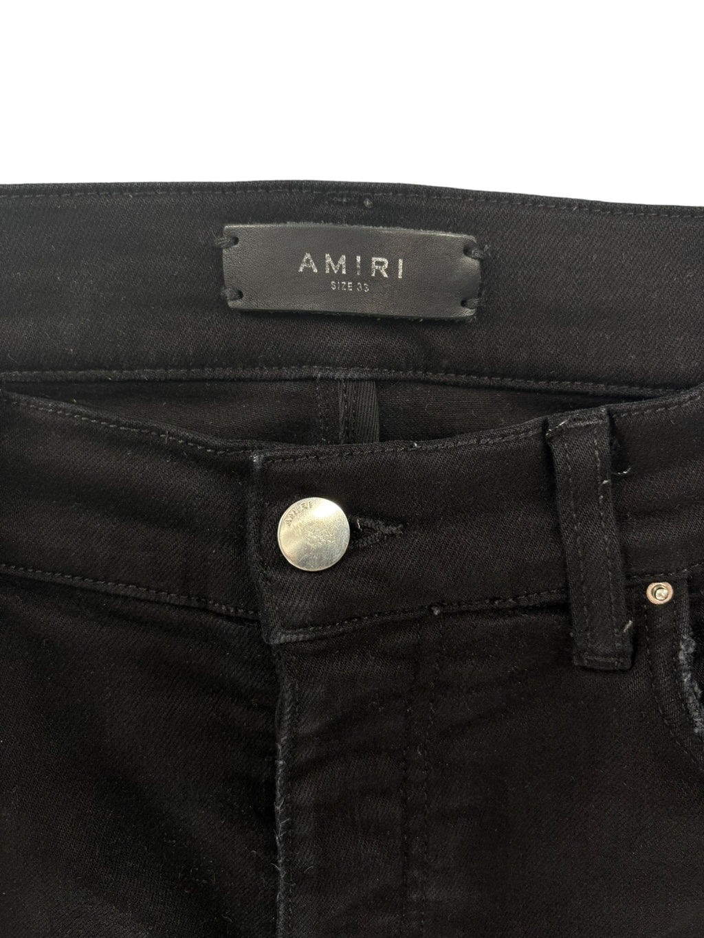 Amiri MX1 Bandana Jeans Black