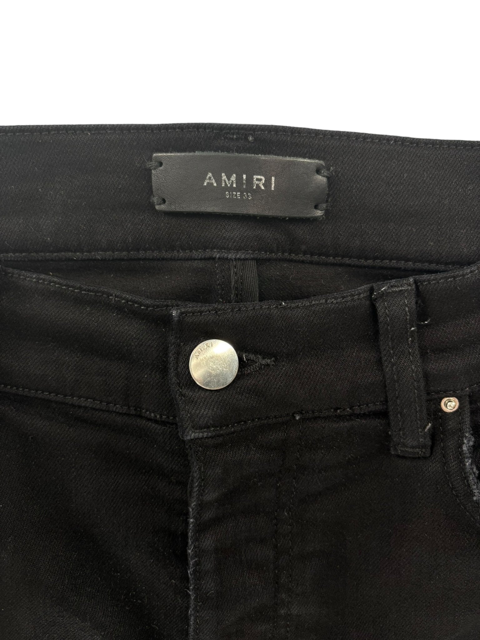 Amiri MX1 Bandana Jeans Black
