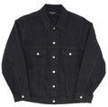 Balenciaga Spray Paint Logo Denim Jacket Black