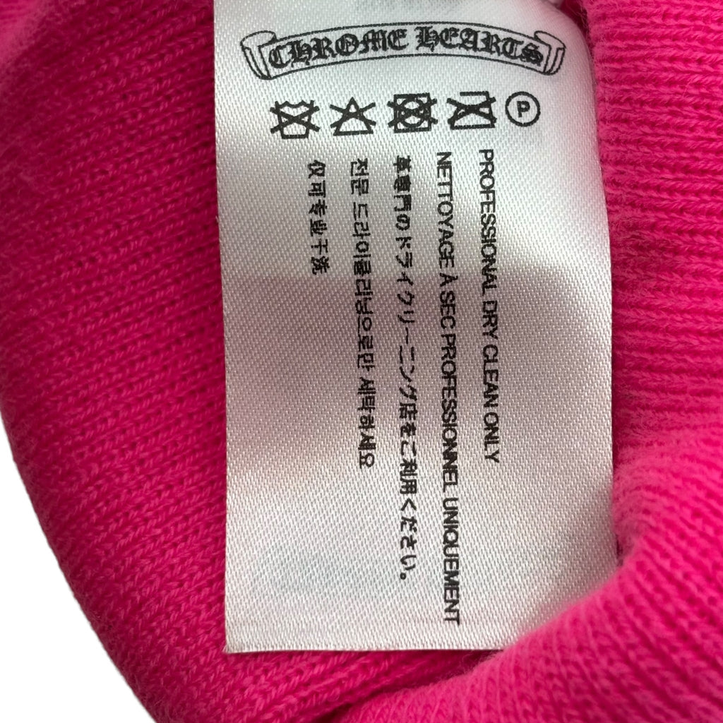 Chrome Hearts Logo Beanie Pink